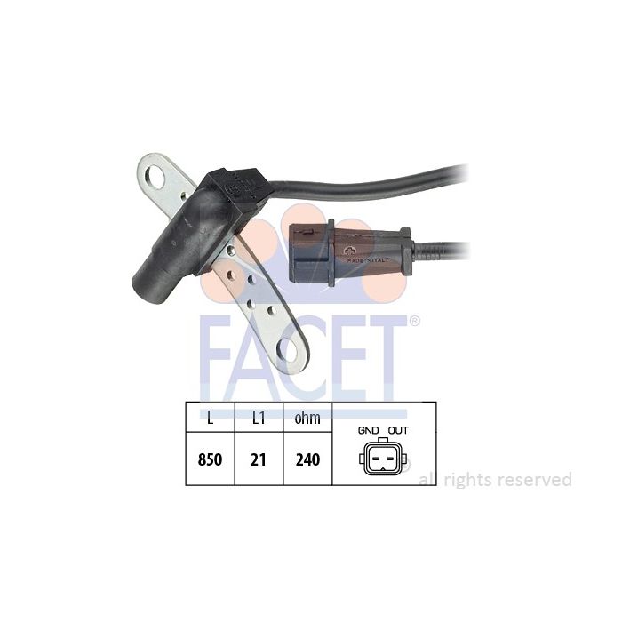 Facet 90165 Crankshaft pulse sensor Volvo