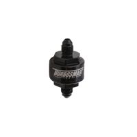 Billet Turbo Oil Feed Filter 44um AN-3 - Black